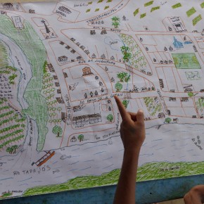 Oficina de Cartografia Social em Pimental, Rio Tapajós – Pará.