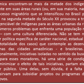 NOTA TÉCNICA: PROF. PERY TEIXEIRA; “Projeto de Reconhecimento Sociodemográfico da População Indígena da Cidade de Tabatinga - AM”