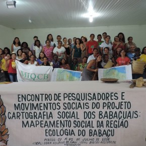Encontro reúne pesquisadores e movimentos sociais do Projeto Cartografia Social dos Babaçuais