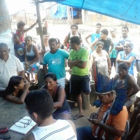 Reintegração de posse contra a organização indígena Parque das Tribos, no Bairro Tarumã.