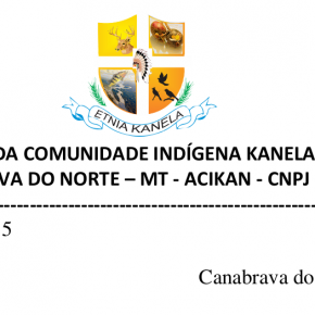 Solicitação de apoio ao PNCSA, para o povo indígena Kanela do Araguaia que estão acampados em Canabrava do Norte – MT, após despejo da terra reivindicada.