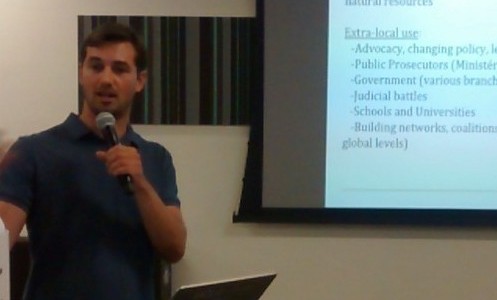 Pesquisador Gabriel Locke no UCLA GIS Day 2015