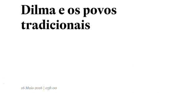 Nota de repúdio da Articulação Rosalino ao editorial do Estadão sobre Povos e Comunidades Tradicionais