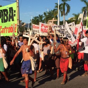 Marcha da III Assembléia dos Indígenas do Tocantins e do Encontro dos Quilombolas para a eleição  da Coordenação Quilombola do Tocantins