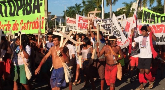 Marcha da III Assembléia dos Indígenas do Tocantins e do Encontro dos Quilombolas para a eleição  da Coordenação Quilombola do Tocantins