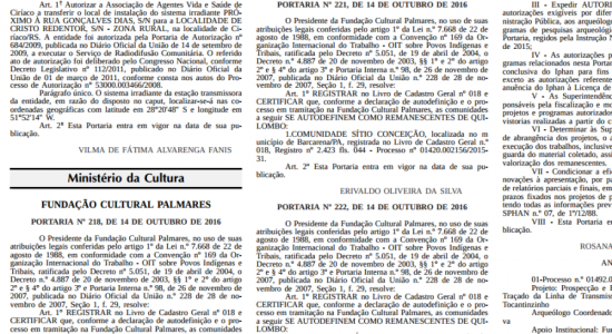 QUILOMBOLAS INDIGENAS DE BARCARENA-PARÁ RECEBEM CERTIDÃO DA FUNDAÇÃO CULTURAL PALMARES