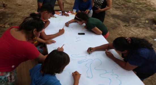 OFICINA DE MAPEAMENTO SOCIAL COM O POVO MURA DO RIO ITAPARANÃ - AM