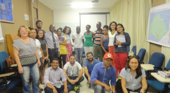 Quenianos em Belém:  reunião  com pesquisadores  no  mini-auditório do NAEA/UFPA