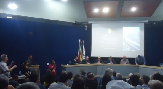 Audiência Pública da Ferrovia Paraense realizada em Belém-PA