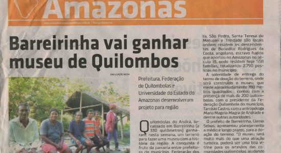 Inauguração do Museu Quilombolas do Andirá em Barreirinha - AM