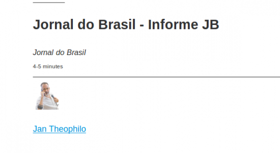 Pesquisador Sofre Atentado