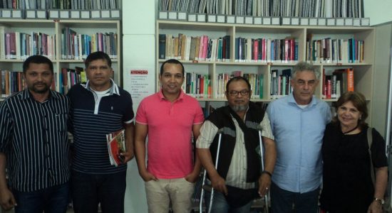 Lideranças da Associação Quilombola Sagrado Coração de Jesus visita dependências do PNCSA em Manaus