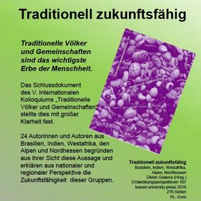 Lançamento do livro “V Colóquio Internacional: Povos e comunidades tradicionais. Tradicionalmente outro futuro”, em Bonn - Alemanha