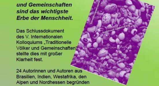 Lançamento do livro “V Colóquio Internacional: Povos e comunidades tradicionais. Tradicionalmente outro futuro”, em Bonn - Alemanha
