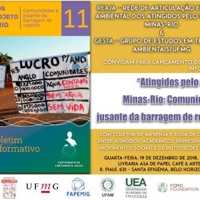 RELEASE – Lançamento do Boletim da Cartografia Social dos Atingidos pelo Projeto Minas-Rio