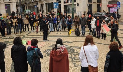 "Sangue indígena, nenhuma gota a mais" em Lisboa, Manifesto 31 de Janeiro