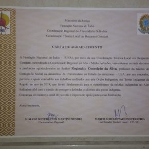 Pesquisadores da equipe do Núcleo de Cartografia Social da Amazônia de Tabatinga contemplados com Menção de Honra ao Mérito