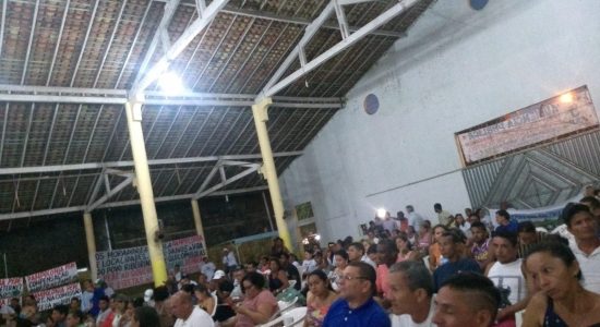 AUDIÊNCIA PÚBLICA EM BAIÃO PARA APRESENTAÇÃO DAS “OBRAS DE DRAGAGEM E DERROCAMENTO DA VIA NAVEGÁVEL DO RIO TOCANTINS”, POSIÇÕES DOS POVOS E COMUNIDADES TRADICIONAIS DO TOCANTINS