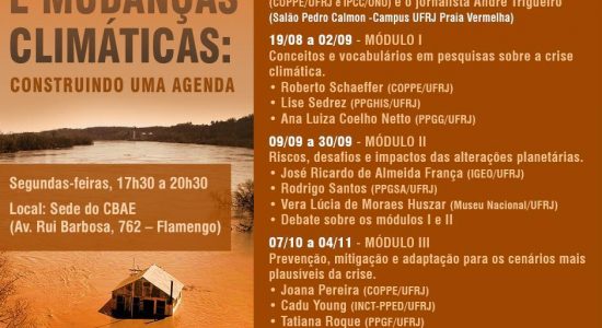 Desastres e Mudanças Climáticas: Construindo uma Agenda - Flamengo RJ