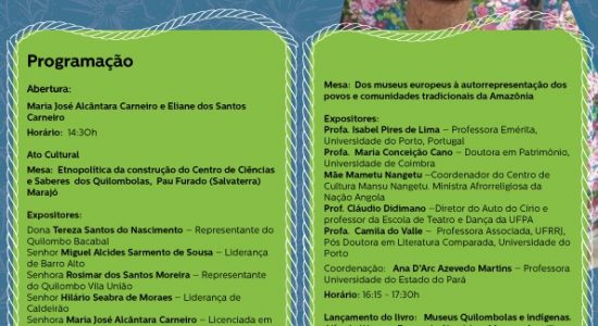 Seminário Experiências de povos tradicionais na construção de uma nova Museologia - 03/11/2019 - Salvaterra, Marajó