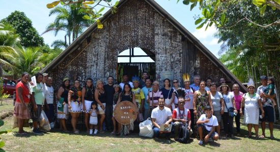 INAUGURAÇÃO DO CENTRO DE CIÊNCIAS E SABERES KARAPÃNA, ALDEIA YUPIRUNGÁ, TARUMÃ-AÇU, MANAUS-AM