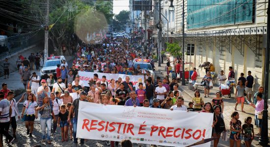 “Amazonas não tem um projeto para nossas vidas”, diz liderança na 5ª. Marcha Indígena, em Manaus