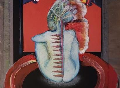 Obra da artista FIONA LOCKE, colaboradora do Pncsa, apresentada em "Um vernissage virtual- homenagem a Cildo Meirelles" da Zagut em abril  de 2020