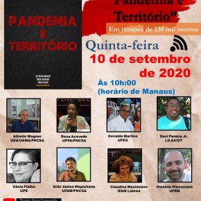 LIVE DE LANÇAMENTO DO LIVRO “PANDEMIA E TERRITÓRIO”