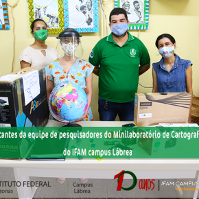 Minilaboratório de Cartografia Social, recebe equipamentos e materiais de expediente