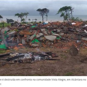 Quilombolas apontam truculência em reintegração de posse no Maranhão