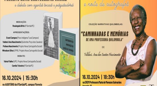 Lançamento das publicações do Projeto Nova Cartografia Social em Pernambuco