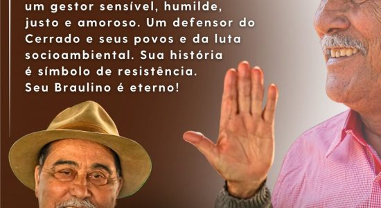 A seleção do SENHOR recebe Braulino Caetano, o céu se alegra e o Cerrado e seus povos adormecem.